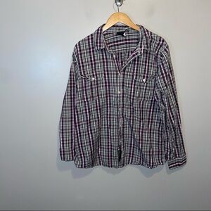 Vurt Purple Button down flannel